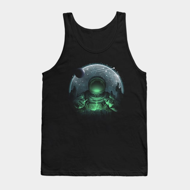 Sign of Life Tank Top by Vincent Trinidad Art